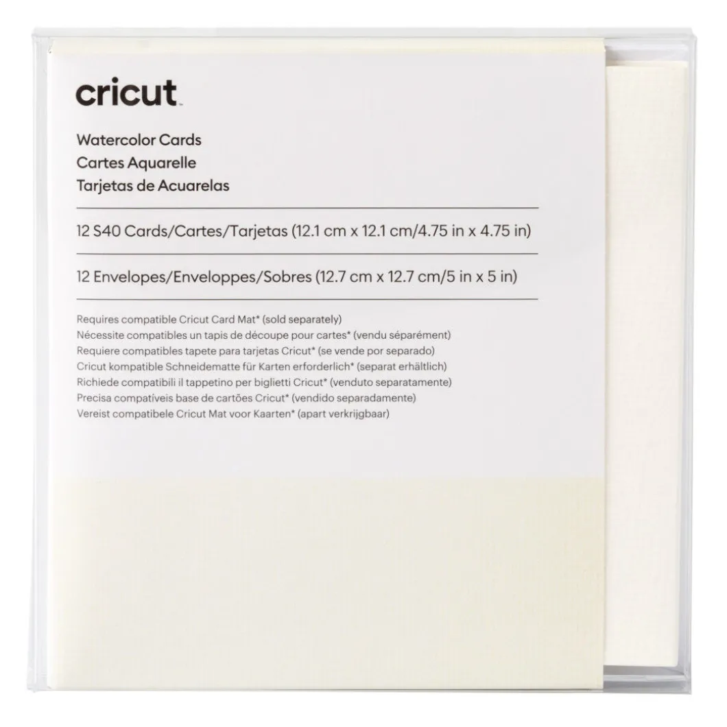 Cartes aquarelle -S40 (12unités)