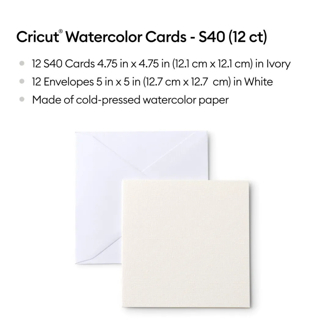 Cartes aquarelle -S40 (12unités)