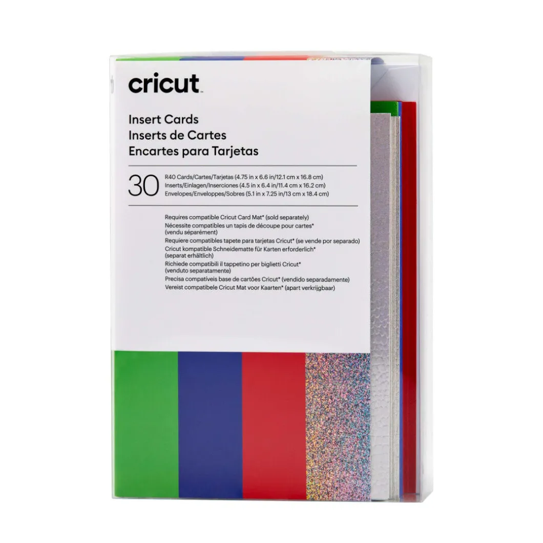 Cartes avec insert, collection Rainbow Scales- R40 (30unités)