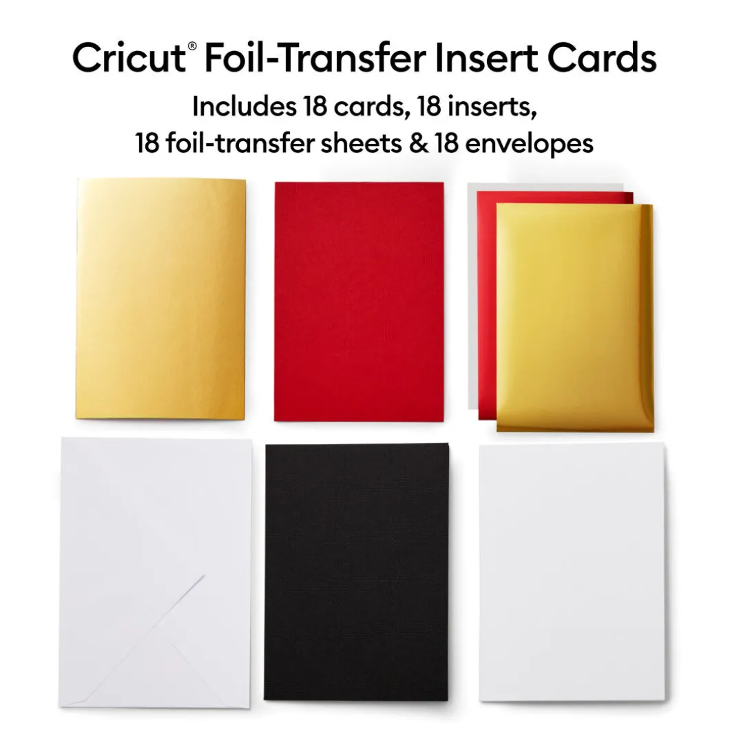 Cartes avec insert de transfert de foil, collection Royal Flush- R10 (18unités)
