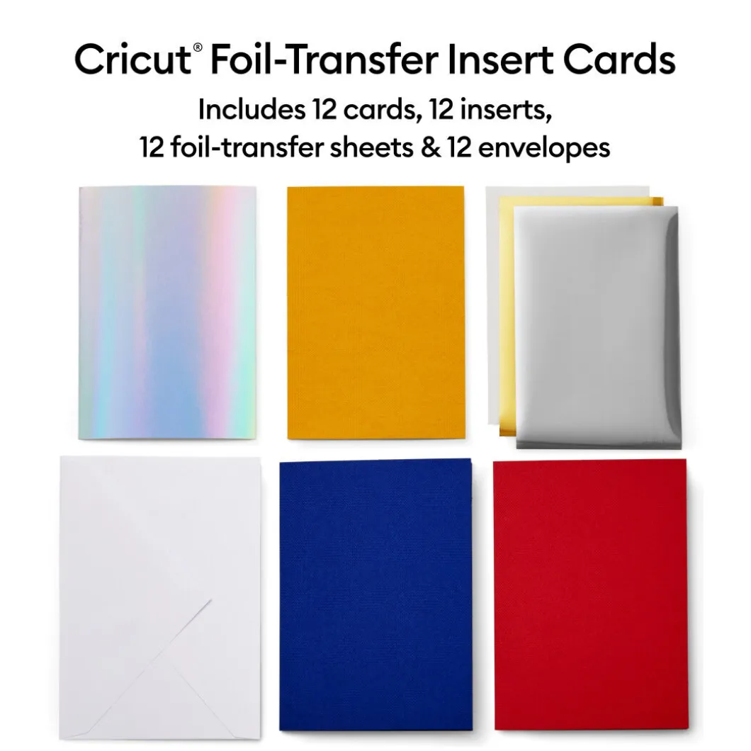Cartes avec insert de transfert de foil, collection Celebration- R40 (12unités)