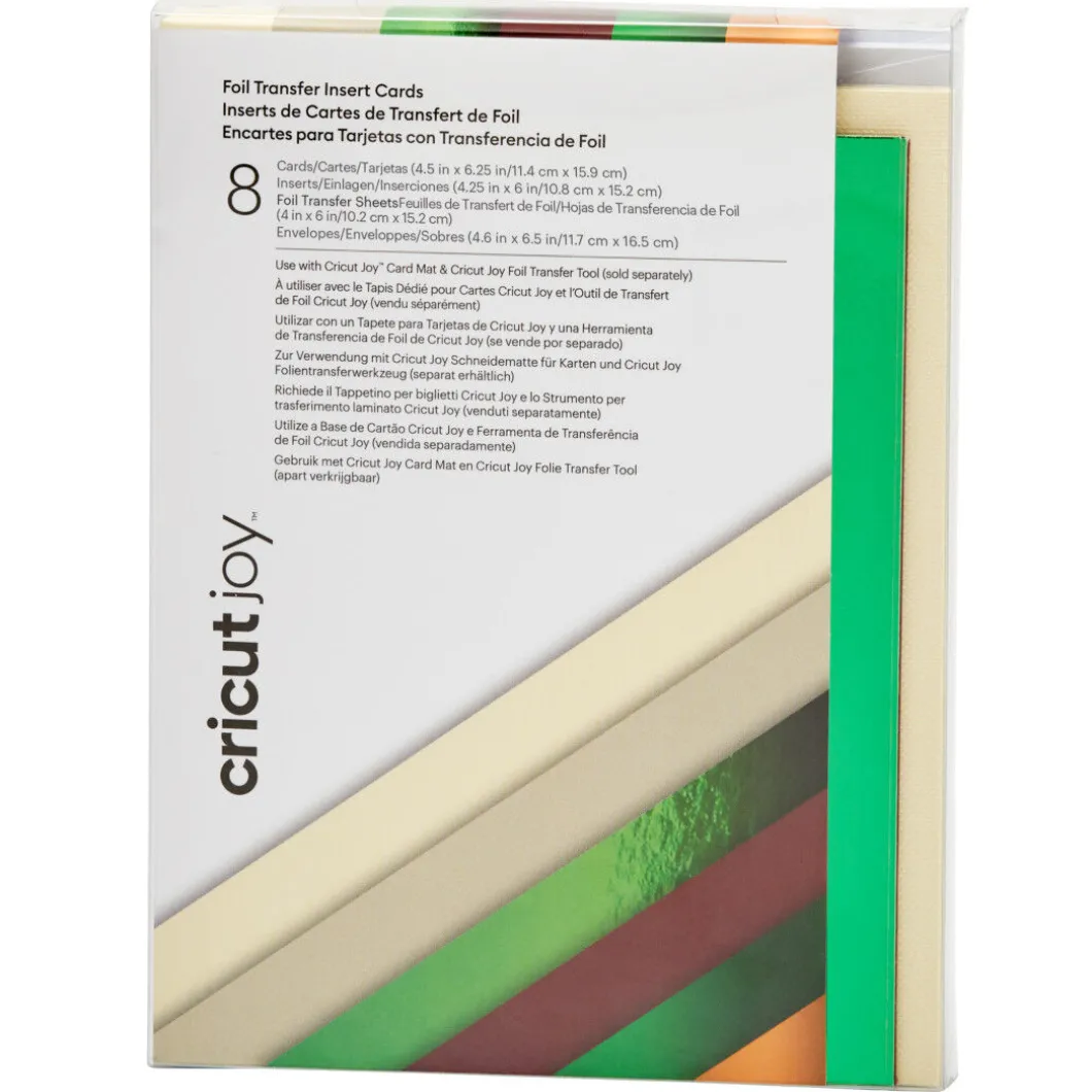 Cartes avec insert transfert de foil Cricut Joy™, collection Cameron - A6