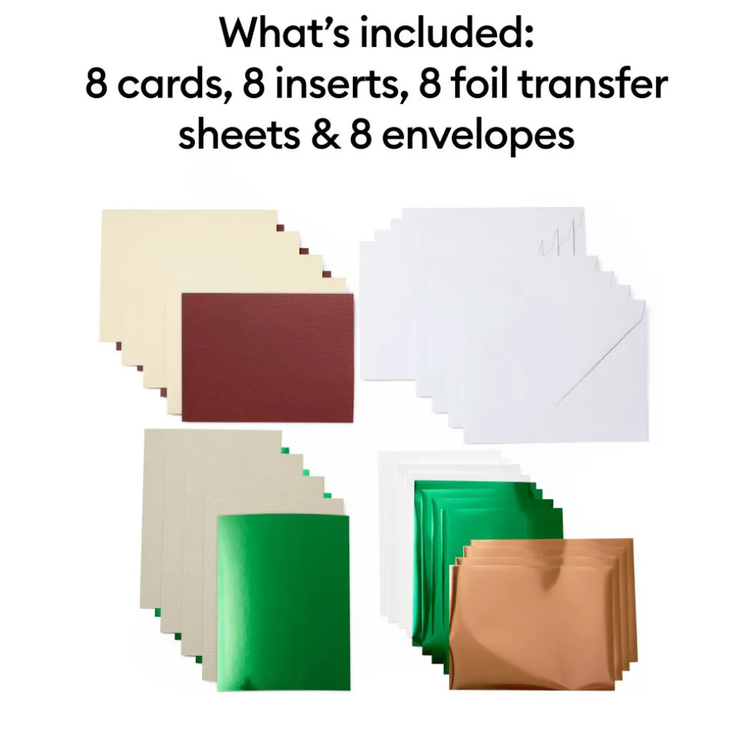 Cartes avec insert transfert de foil Cricut Joy™, collection Cameron - A6