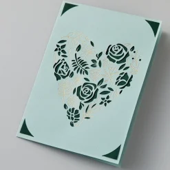 Cartes avec insert transfert de foil Cricut Joy™, collection Blue Lagoon - A2