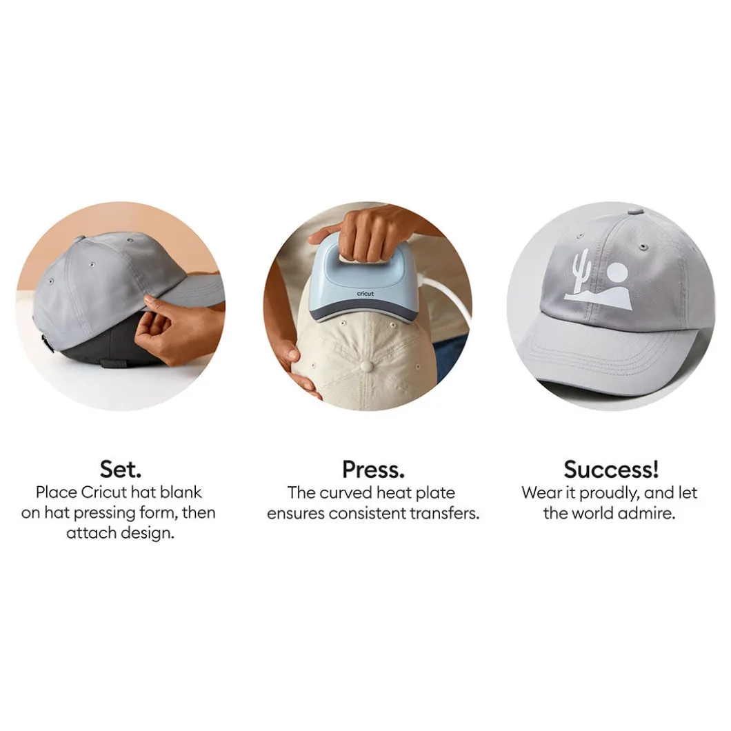 Casquette à personnaliser Cricut, Gris (1 unités)