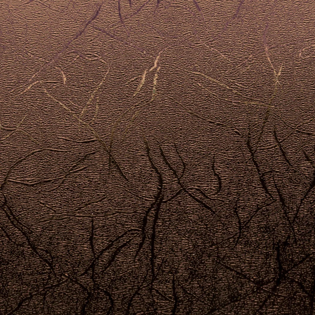 échantillon Premium Vinyl™ métallisé texturé, Métaux foncés-Permanent
