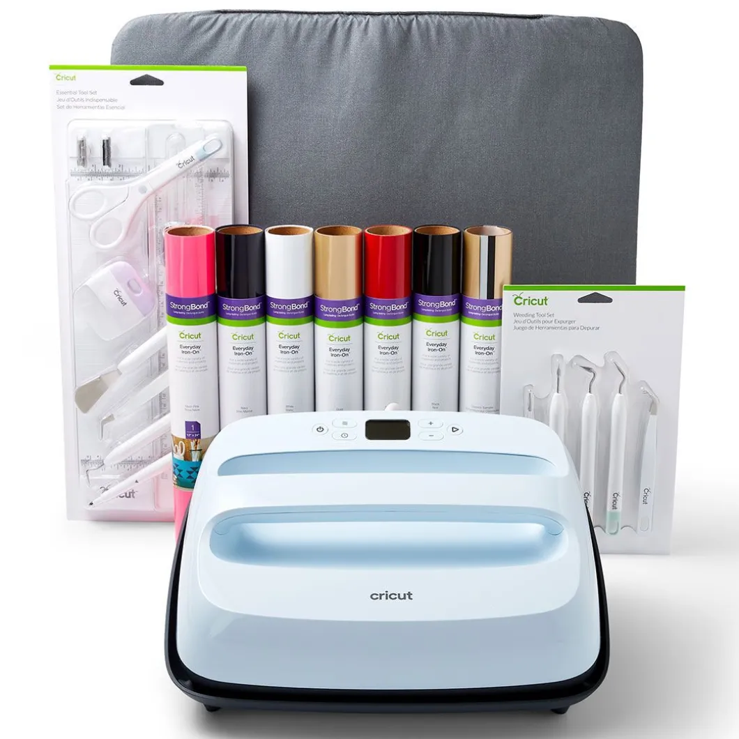 Cricut EasyPress™ 3 - 30 cm × 25 cm (12 po × 10 po) + pack Thermocollant complet