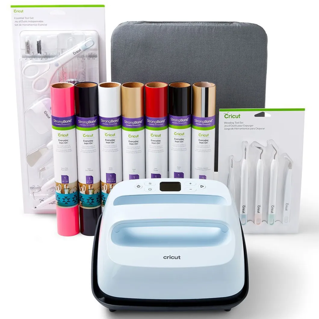 Cricut EasyPress™ 3, 22,5 cm × 22,5 cm (9 po × 9 po) + pack Thermocollant complet