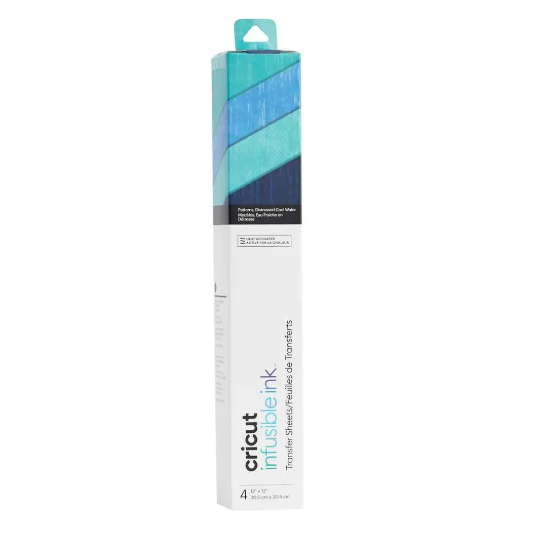 Feuilles de transfert Infusible Ink™ à motifs, Eau fraîche aspect vieilli