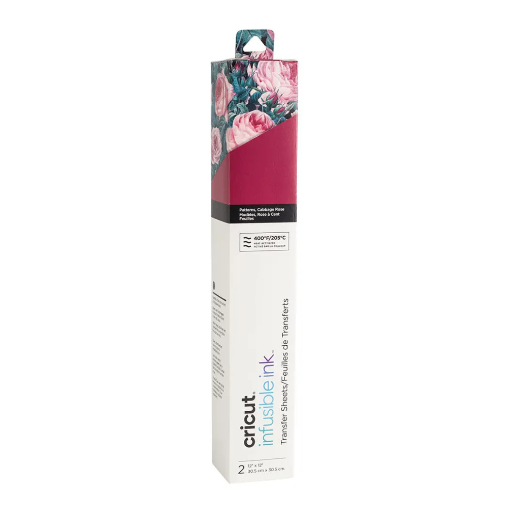 Feuilles de transfert Infusible Ink™ à motifs, Rose cent-feuilles