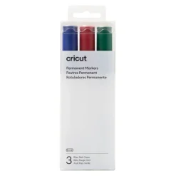 Feutres permanents 2,5mm, rouge/vert/bleu (3unités)