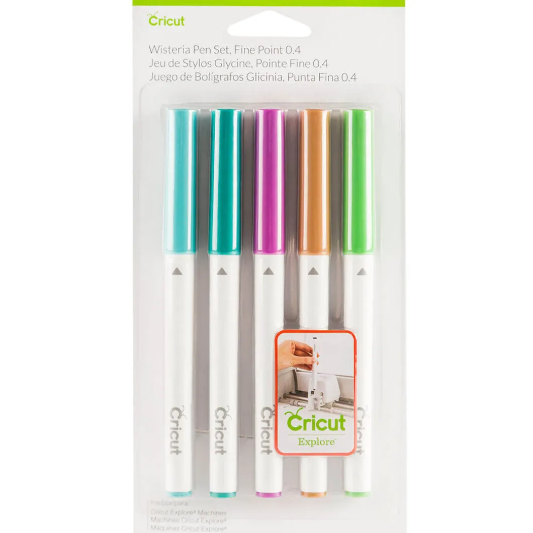 Kit de stylos à pointe fine, Wisteria (5 unités)