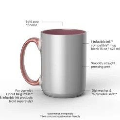 Mug biseauté en céramique à personnaliser - Miami, 425ml (15oz) (1unité)