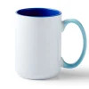 Mug biseauté en céramique à personnaliser - 425ml (15oz) (1unité)