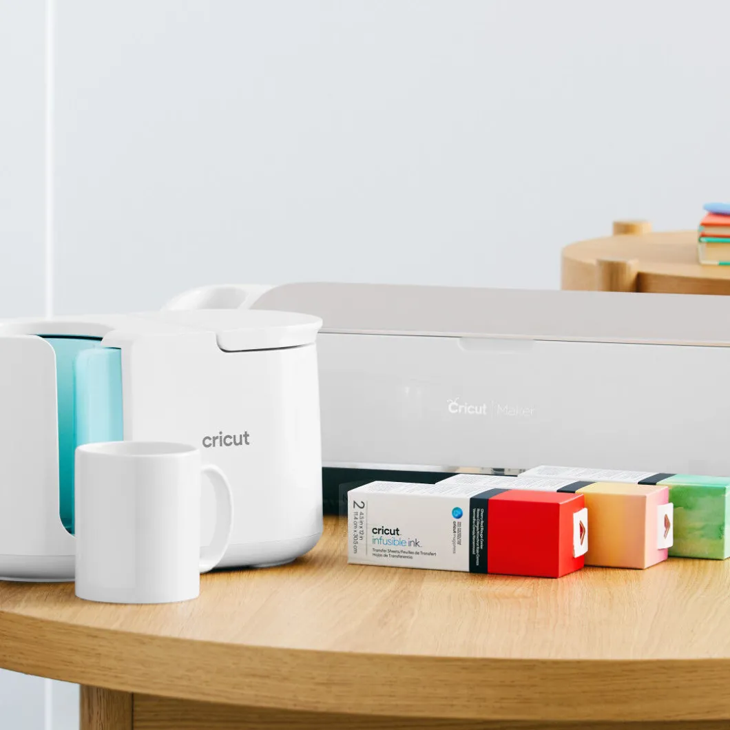 Mug en céramique personnalisable, Blanc - 340ml (2 unités)