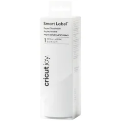 Papier autocollant Cricut Joy™ Smart Label™ dissoluble, blanc