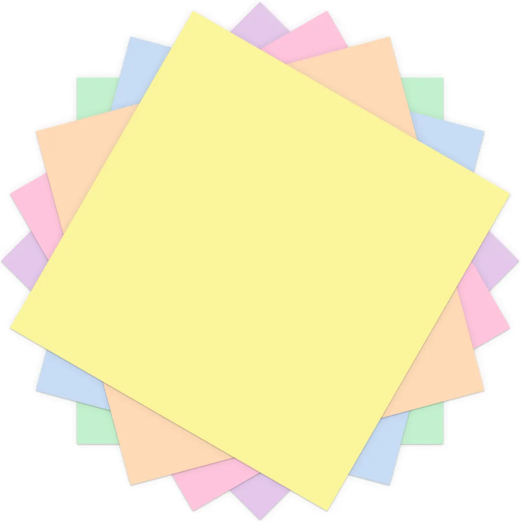 Papier cartonné, collection Pastel - 30,4x30,4cm (12pox12po) (48unités)
