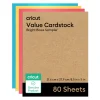 Papier cartonné économique, collection Bright Bows - 21,6 cm &times; 27,9 cm (8,5 po &times; 11 po) (80 unités)