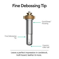 Pointe de débossage fine + base QuickSwap™