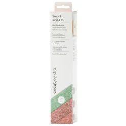Smart Iron-On™ Cricut Joy Xtra™ prismatique pailleté, collection Sea Sparkle (3feuilles)
