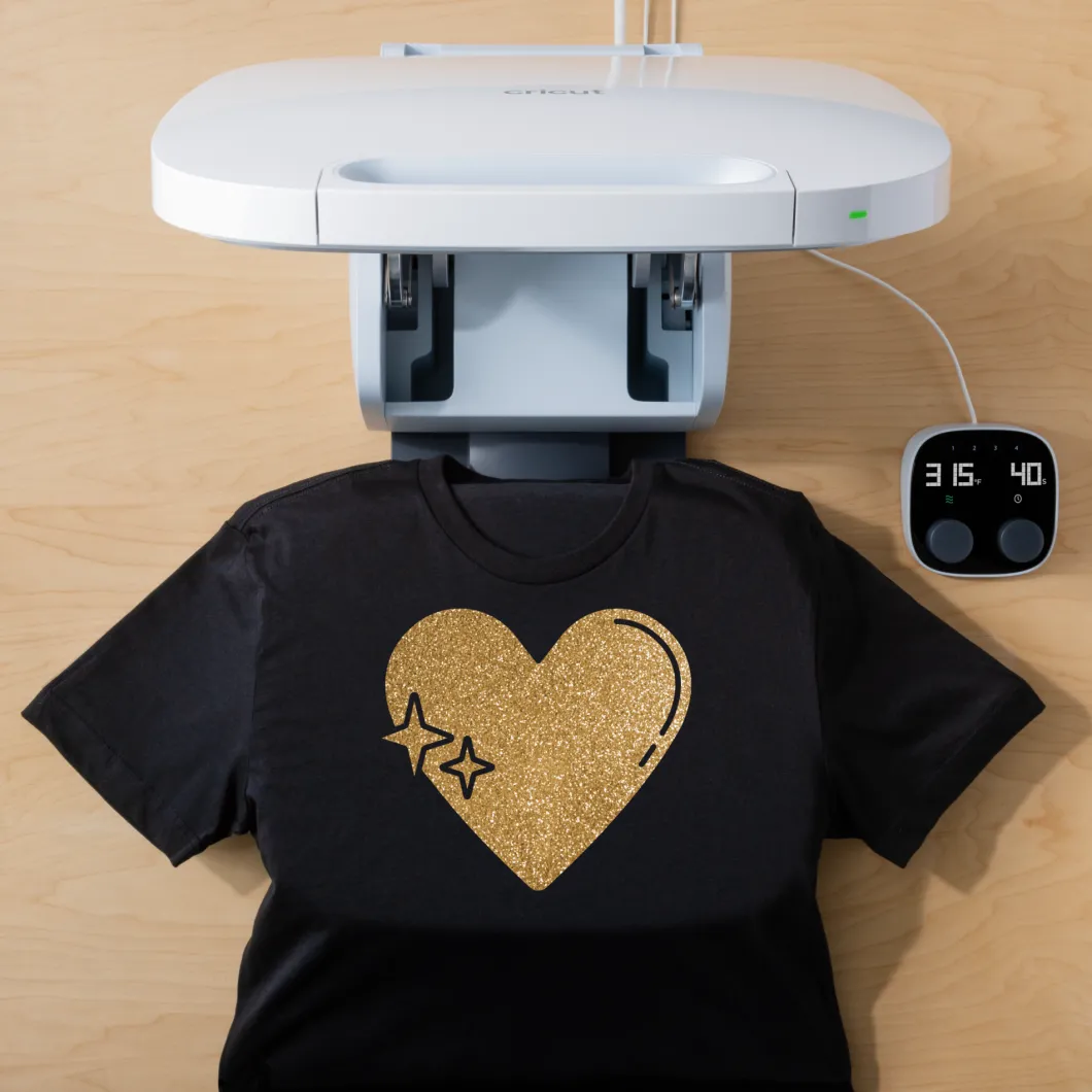 Smart Iron-On, Glitter, Gold 5 ft
