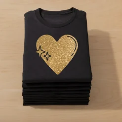 Smart Iron-On, Glitter, Gold 5 ft