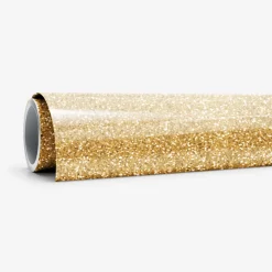 Smart Iron-On, Glitter, Gold 5 ft