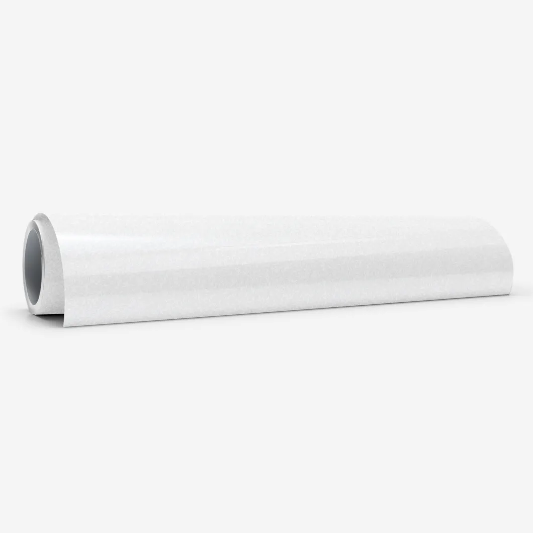 Smart Iron-On, Glitter, White 5 ft