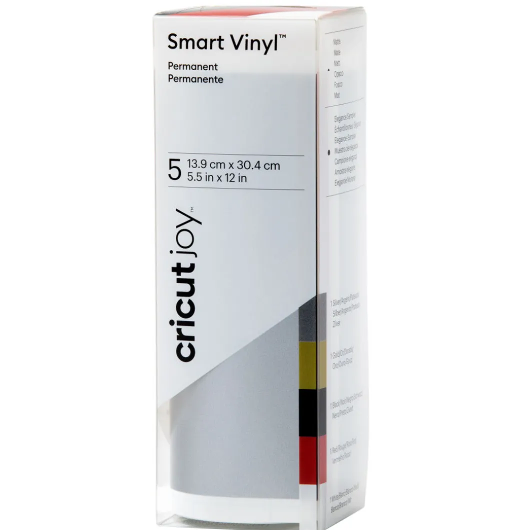 Smart Vinyl™ Cricut Joy™ -échantillonneur permanent et élégant