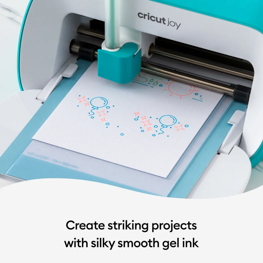 Stylos à encre gel pailleté Cricut Joy™ 0,8mm, arc-en-ciel (10unités)