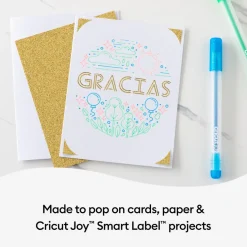 Stylos à encre gel pailleté Cricut Joy™ 0,8mm, arc-en-ciel (10unités)