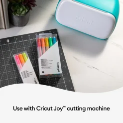 Stylos à encre gel pailleté Cricut Joy™ 0,8mm, arc-en-ciel (10unités)