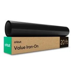 Thermocollant économique de 30,5 cm × 6 m (12 po × 20 pi), Noir
