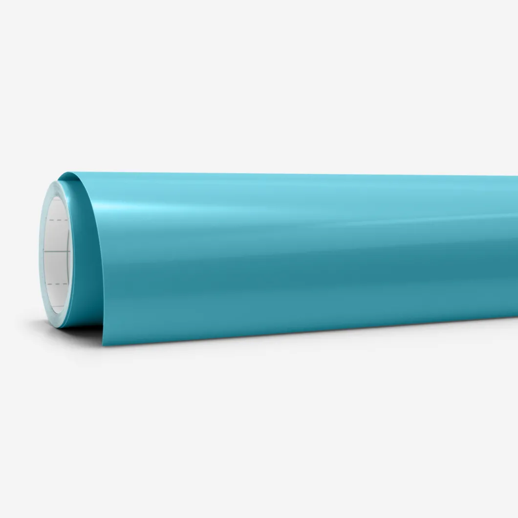 Vinyle avec couleur activée par le froid - Permanent, Turquoise - Bleu clair