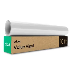 Vinyle économique de 30,5 cm × 3 m (12 po × 10 pi), Blanc
