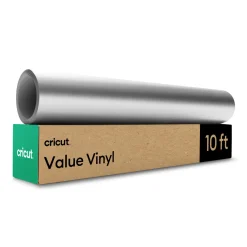 Vinyle économique de 30,5 cm × 3 m (12 po × 10 pi), Argent