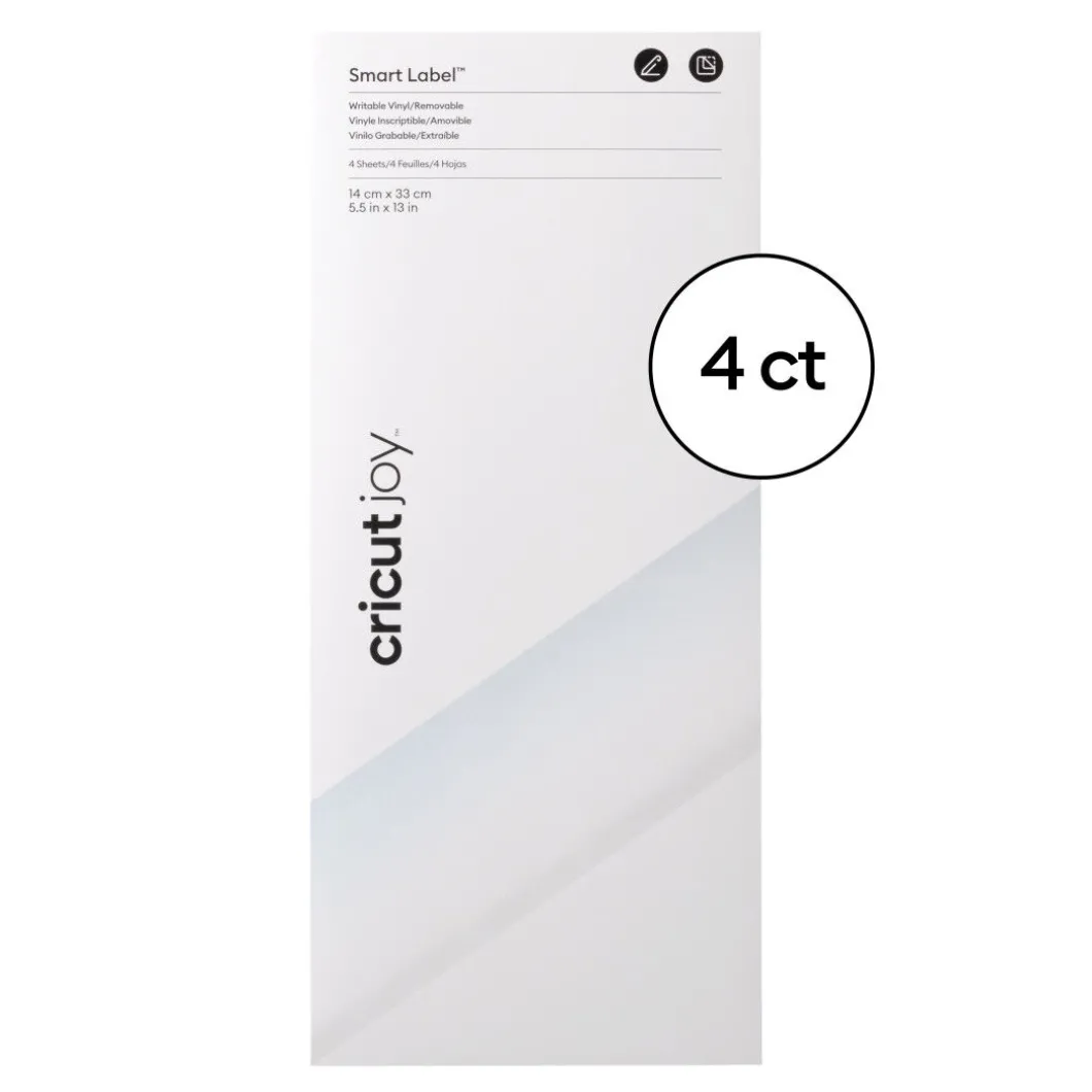 Vinyle inscriptible Smart Label™ Cricut Joy™ -amovible, transparent