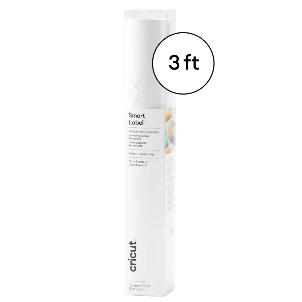 Vinyle inscriptible Smart Label™ -permanent, transparent (3pi)