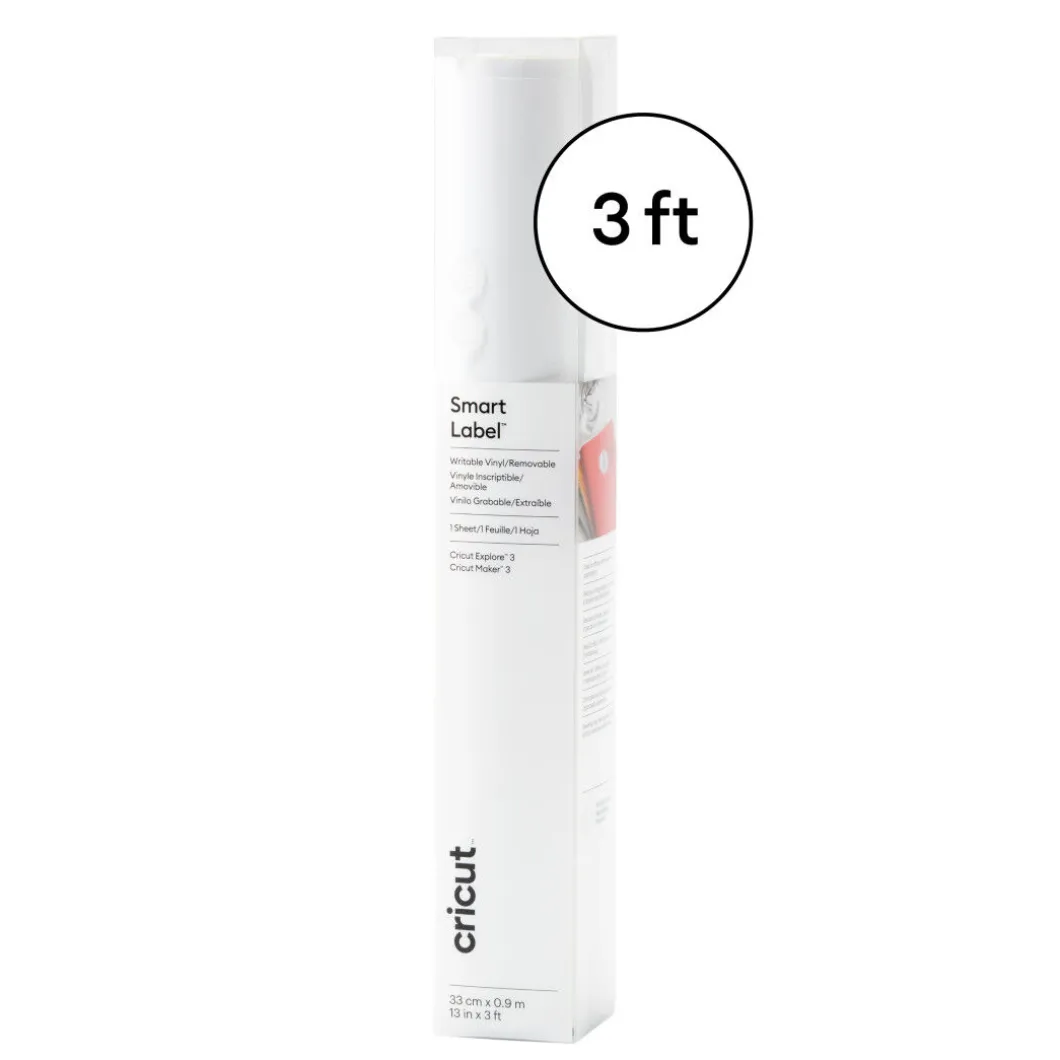 Vinyle inscriptible Smart Label™ -Amovible, Blanc (0,9m (3 pi))