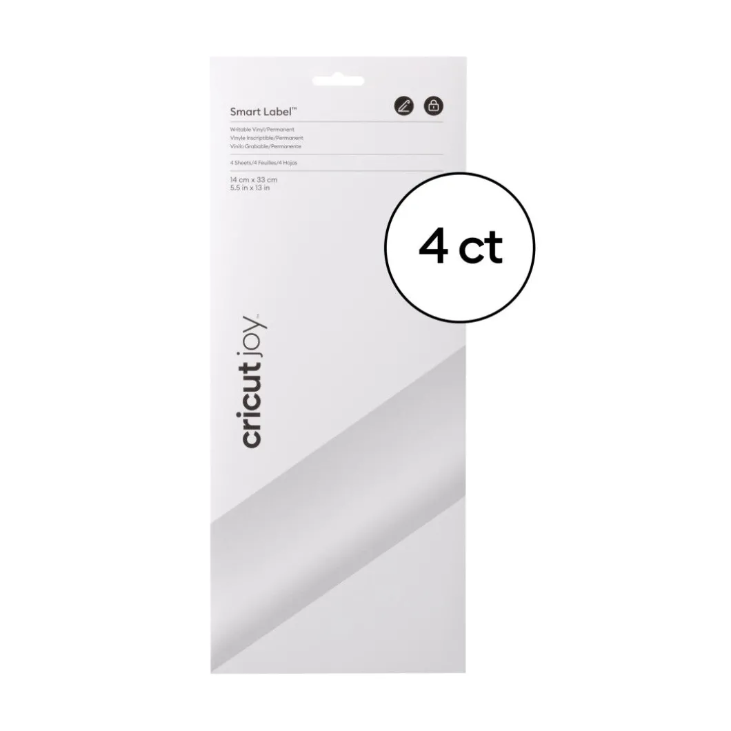 Vinyle inscriptible Smart Label™ Cricut Joy™ - Permanent, Blanc