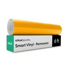 Vinyle permanent sans tapis Smart Vinyl™ Cricut Joy Xtra™ (1,8 m / 6 pi), Jaune Maïs