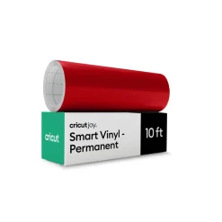 Vinyle permanent sans tapis Smart Vinyl™ Cricut Joy™ (3 m / 10 pi), Rouge