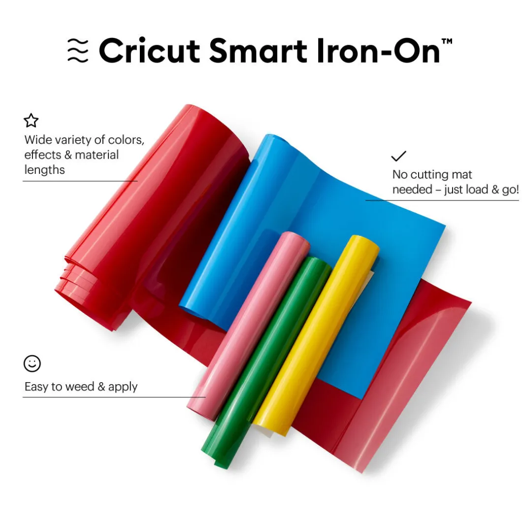 Vinyle thermocollant sans tapis Smart Iron-On™ (0,9m / 3pi)