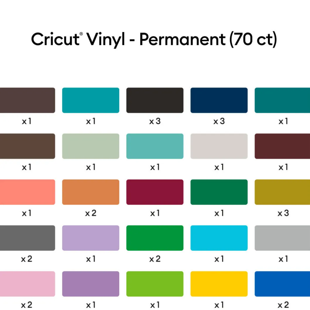 Vinyles permanents, collection Ultime (70unités)